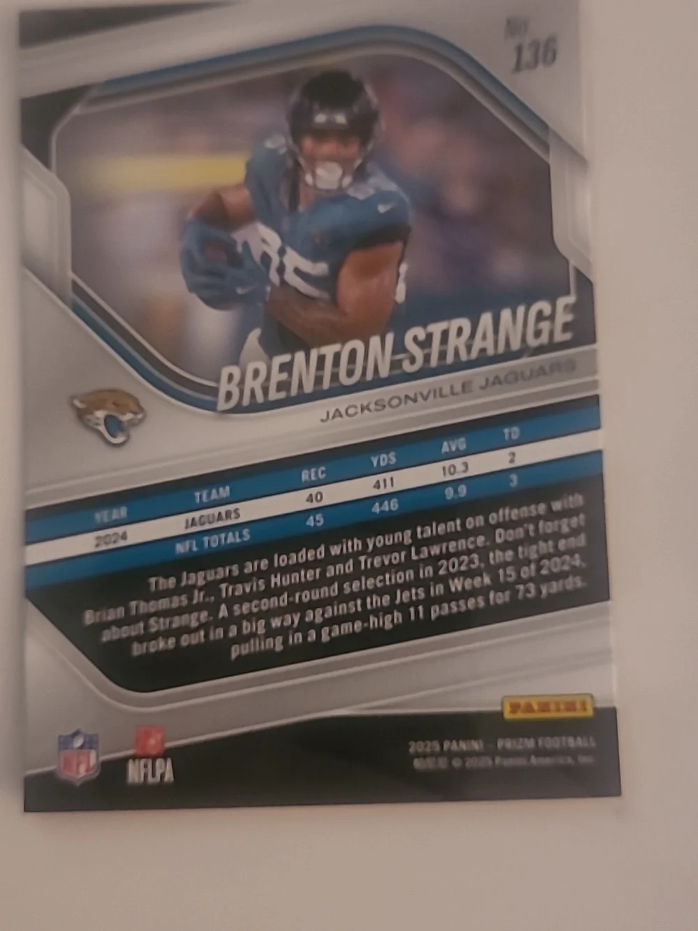 2025 Prizm Brenton Strange - Picture 2 of 2